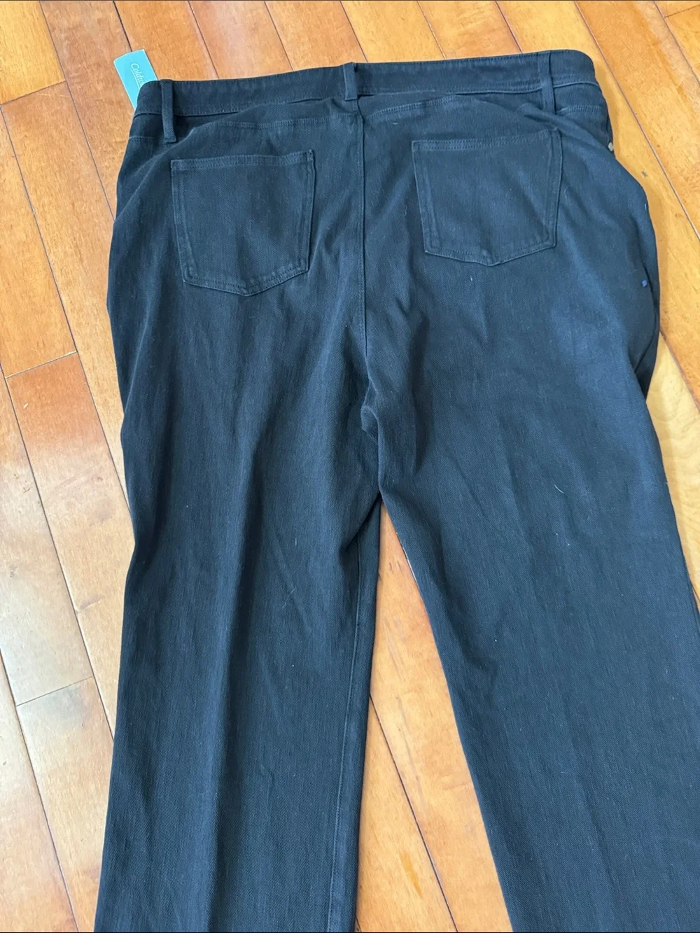 Coldwater Creek Black Wide-Leg Trousers